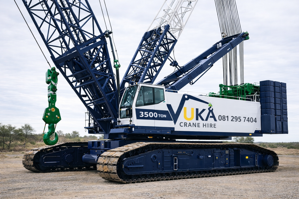 Vuka crane hire crawler crane